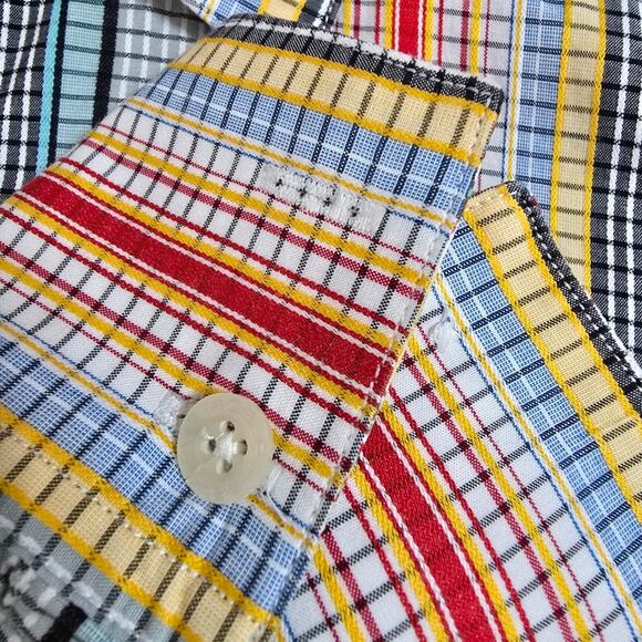 Robert Graham Striped Paisley Multi Color Button Down Shirt Size L - Picture 11 of 11